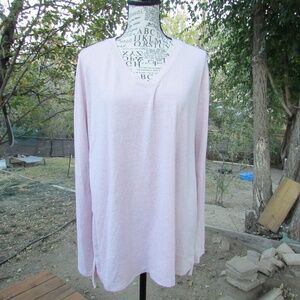 Matty M Women's Lavender V-Neck Sweater